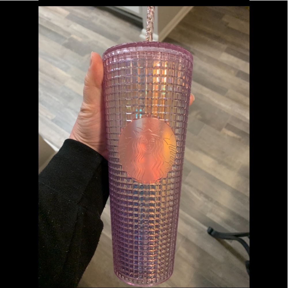 Pink Studded Starbucks Tumbler